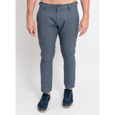 Imagem de Calça Sarja Aleatory Ajuste Lateral Marinho-Masculino