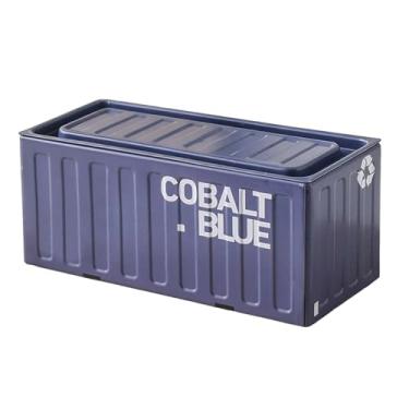 Imagem de Caixa De Armazenamento De Metal - Ferro Portátil Multifuncional Antiferrugem Decoração de Escritório | Caixas de Armazenamento com Tampa - Para Rapazes Raparigas Jovens Adolescente Viagem Casa Quarto