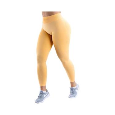 Imagem de Leggings Esportivas Sem Costura De Cintura Alta Para Mulheres Com Pain