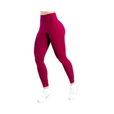 Imagem de Leggings Esportivas Sem Costura De Cintura Alta Para Mulheres Com Pain