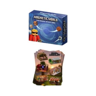 Imagem de Conjunto De Caixa De Armazenamento Para Blocos De Construção Magnético