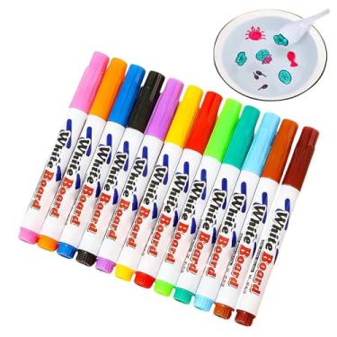 Imagem de Kit de canetas Water Art – Brinquedo de pintura de 12 cores, pacote de desenhos flutuantes mágicos, para crianças, meninos, meninas, adolescentes, artesanato para colorir