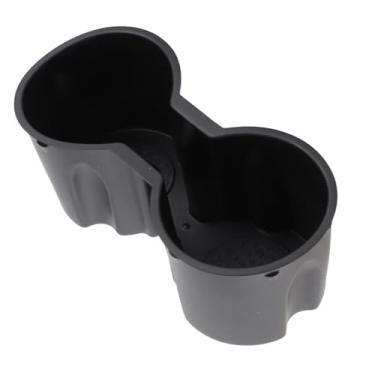 Imagem de Generic Porta-Copos de Borracha Preta, Inserção à Prova de Choque, Antiderrapante, para Console Central do Carro, Bandeja de Copos, Montagem para a Maioria Dos e Garrafas