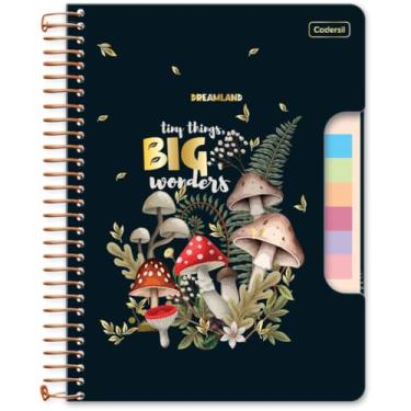 Imagem de Caderno, Cadersil, 1 Matéria, Capa Dura, Colegial, Dreamland, com Blocos de Adesivos, 80 Folhas, Sortido