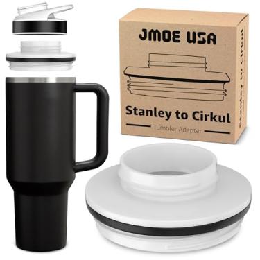 Imagem de Jmoe USA Adaptador De Copo Stanley Para Cirkul, Use Seus Cartuchos Sabor Com O Copo, Plástico Sem Bpa, Silicone Grau Alimentício, Compatível Copos Quencher H2.0 Flowstate 40 Oz E 64