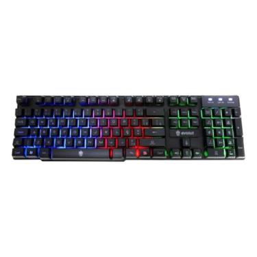 Imagem de Teclado Gamer Evolut, USB, LED Rainbow, Layout ABNT2
