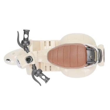 Imagem de Cryfokt Scooter de Boneca Elétrica Adorável Mini Veículo Com Luzes Musicais para Bonecas Decoração Ideal Material ABS (Bege)