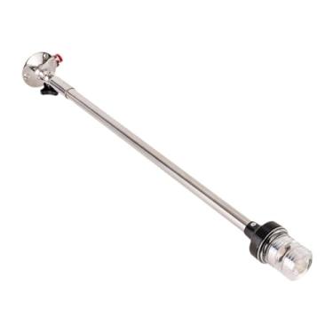 Imagem de Mqetly Luz de Popa para Barco, Luz de âncora 12-24 V, Fácil Instalação, LED Branco, Acessórios Marinhos Ajustáveis para Pequenos Barcos, Pontão