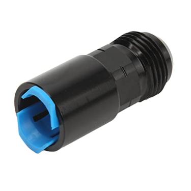 Imagem de Cryfokt Adaptador EFI Preto Anodizado de Desconexão Rápida Encaixe de Linha de Combustível para Filtro de Combustível e Trilho de, Feito de Liga de Alumínio 6061-T6, Ajuste Adequado para Corridas