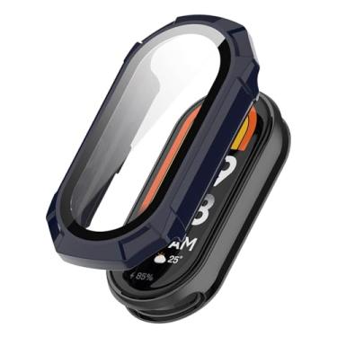 Imagem de HEPUP Capa protetora de vidro para Xiaomi Mi Band 9, antiarranhões, protetor de tela de PC, para-choques para Mi Band 9, capa de relógio, For Mi Band 9, Ágata