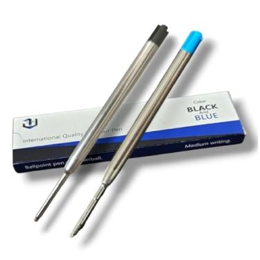 Imagem de 8 Cargas Refil Cartucho de Tinta da Caneta Para Reposição Compatíveis com Parker Crown Ca14007a Quink Flow