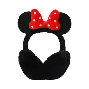 Imagem de Protetores De Orelha De Pelúcia Para Crianças Disney Mickey, Dobráveis