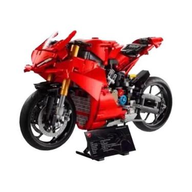 Imagem de Modelo De Blocos De Montar Da Motocicleta Ducati Panigale V4 S Para Me