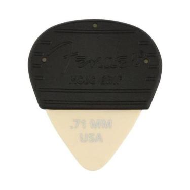 Imagem de Palheta Fender Dura-tone Delrin Branca Mojo Grip Pct /3