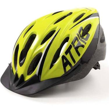 Imagem de Capacete Atrio Mtb 2.0 Com Led Traseiro (Bike) - Amarelo Neon/Preto - G (Br)-Unissex