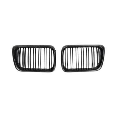 Imagem de Grelha Dupla Em Preto Brilhante Para BMW E36 1992-1999 Acessórios De E