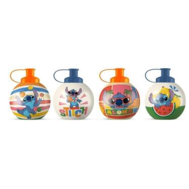 Imagem de Squeeze Bola Disney STITCH 500ML  Pacote com 4 Unidades