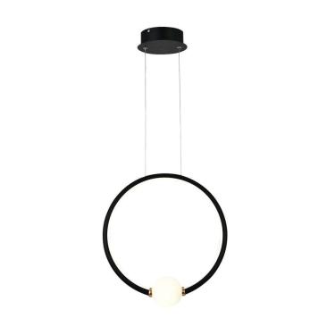 Imagem de Pendente Arco LED 30W Preto 4000K - Vidro Incluso