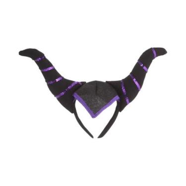 Imagem de Tiara De Maleficent Para Crianças, Acessório De Fantasia Da Rainha Mal