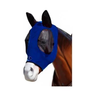 Imagem de Máscara de Proteção para Cavalos - Azul Marinho - Lycra