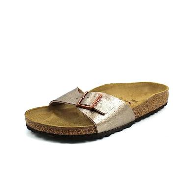 Imagem de Birkenstock Sapatos unissex Arizona tamanho 8, cor: Br Taupe-Bege