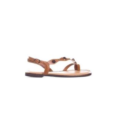Imagem de Sandália Dakota Rasteira Y9381 Caramelo-Feminino