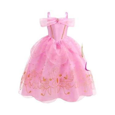 Imagem de Fantasia Infantil Da Princesa Aurora Da Disney Para Festa, Carnaval, A