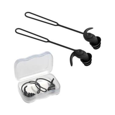 Imagem de Protetores De Ouvido De Silicone Impermeáveis Para Natação, Anti-ruído