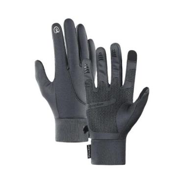 Imagem de Luvas De Ciclismo De Inverno À Prova d'Água Com Tela Sensível Ao Toque