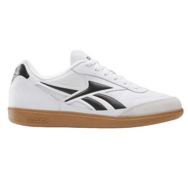Imagem de Reebok Tênis masculino de cano baixo, Branco preto e cinza, 13.5 Women/11.5 Men