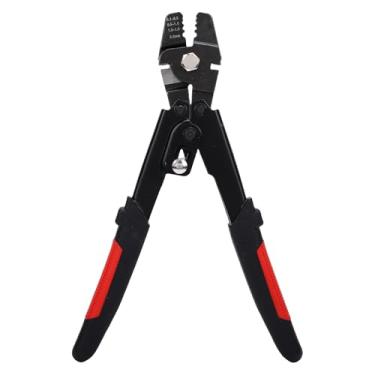 Imagem de YWBL-WH Ferramenta de Crimpagem de Virola, Aço de Alto Carbono Com 4 Posições de Friso para Virolas de Cobre e Alumínio, Alicate de Pesca (conjunto de manga de alumínio 150pcs)