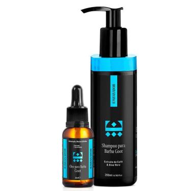 Imagem de Kit Óleo Para Barba Goot + Shampoo Barba Goot Embaixador 200Ml