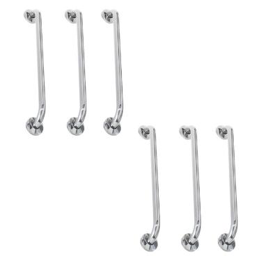 Imagem de Alça De Apoio Barra Inox 60cm Segurança Kit 6 Unidades Ajuda Acessibilidade Criança Idoso Gestante