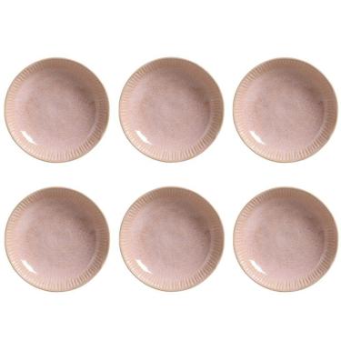 Imagem de Conjunto De Pratos Fundos 06 Peças Linhas Litchi Porto Brasil