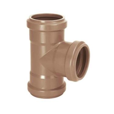 Imagem de Tee 100mm Pvc Para água Potável - Conexão Amanco