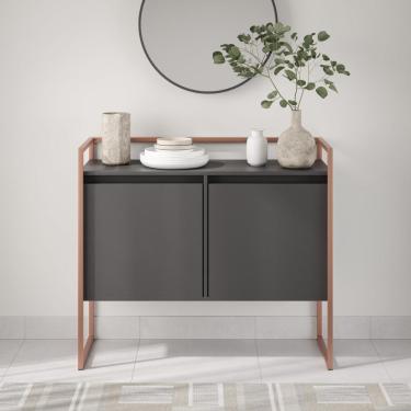 Imagem de Buffet Industrial 2 Portas Sp Preto Cobre
