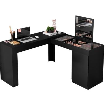 Imagem de Escrivaninha Penteadeira Lais Preto Fosco