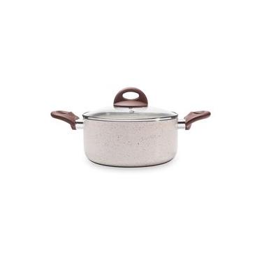 Imagem de Caçarola de Indução com Tampa Brinox Smart Plus Ø 24cm 4,55L Antiaderente Ceramic Life...