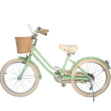 Imagem de Bicicleta Infantil Bike Aro 20 Retro Menina - Zrader, Verde