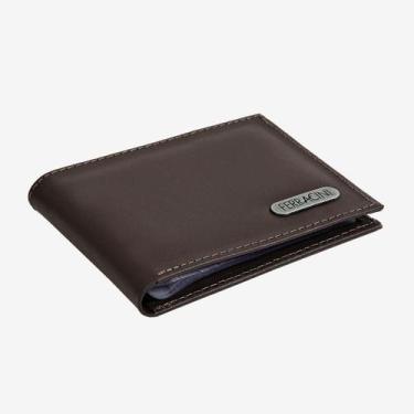 Imagem de Carteira Ferracini CFB022 Couro Masculina, Café