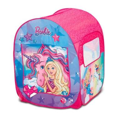 Imagem de Barbie barraca infantil mundo dos sonhos 50 bolinhas - Fun Divirta-Se