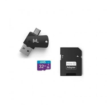 Imagem de Kit 4 em 1 Cartão De Memória + Adaptador USB  + Adaptador SD 32GB-Unissex