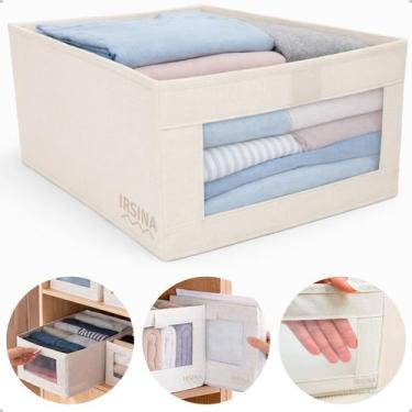 Imagem de Caixa Organizadora Cesto Multiuso Dobravel 18l Base Firme - IRSINA