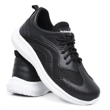 Imagem de Tênis Infantil Masculino Esportivo Com Cadarço Solado Antiderrapante C