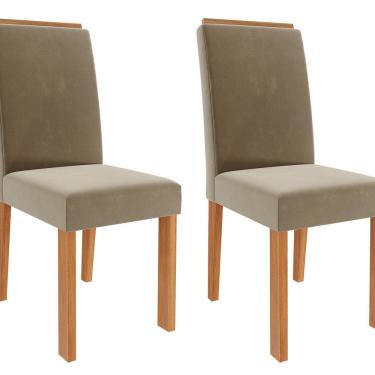 Imagem de Jogo 2 Cadeiras para Sala de Jantar Júlia Cinamomo/Joli