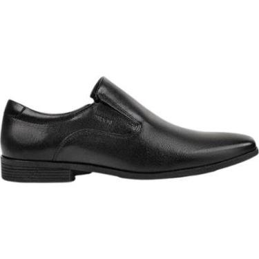 Imagem de Sapato Social London Masculino Couro Elástico 4468-281G Ferracini  Preto-Masculino