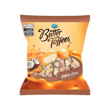 Imagem de Bala Butter Toffees Coco Arcor 400g