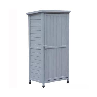 Imagem de LICONG-2019 Armários de armazenamento ao ar livre armário de armazenamento externo armário de armazenamento de jardim quintal armário utilitário doméstico armário de ferramentas caixas de