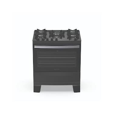Imagem de Fogão Atlas Agile Up Glass 5 Bocas com Mesa de Vidro e Tripla Chama Bivolt Preto