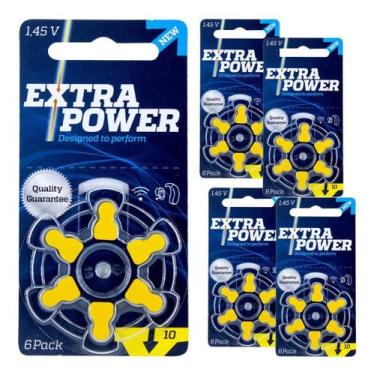 Imagem de Pilha Para Aparelho Auditivo P10 - ExtraPower 60 Unidades - Extra Powe